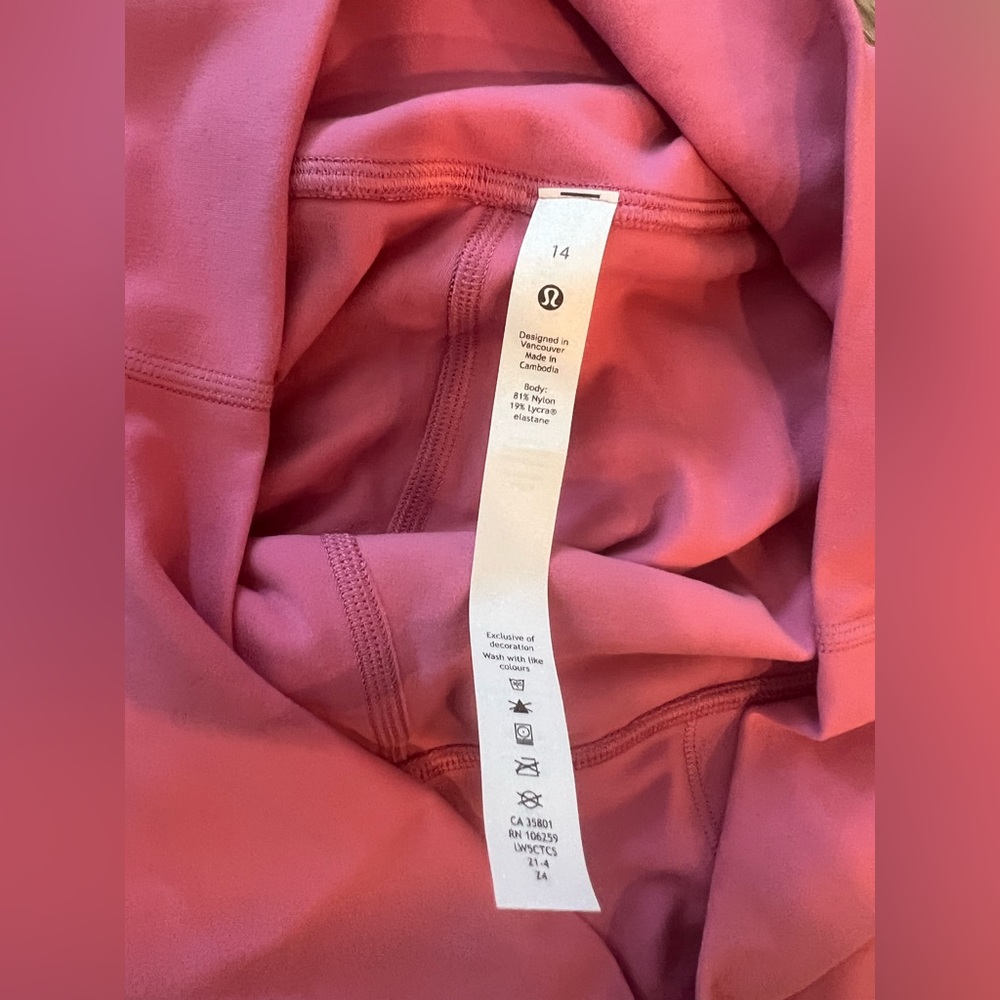 NWT Lululemon Align HR Pant 25" Pink - Picture 5 of 5